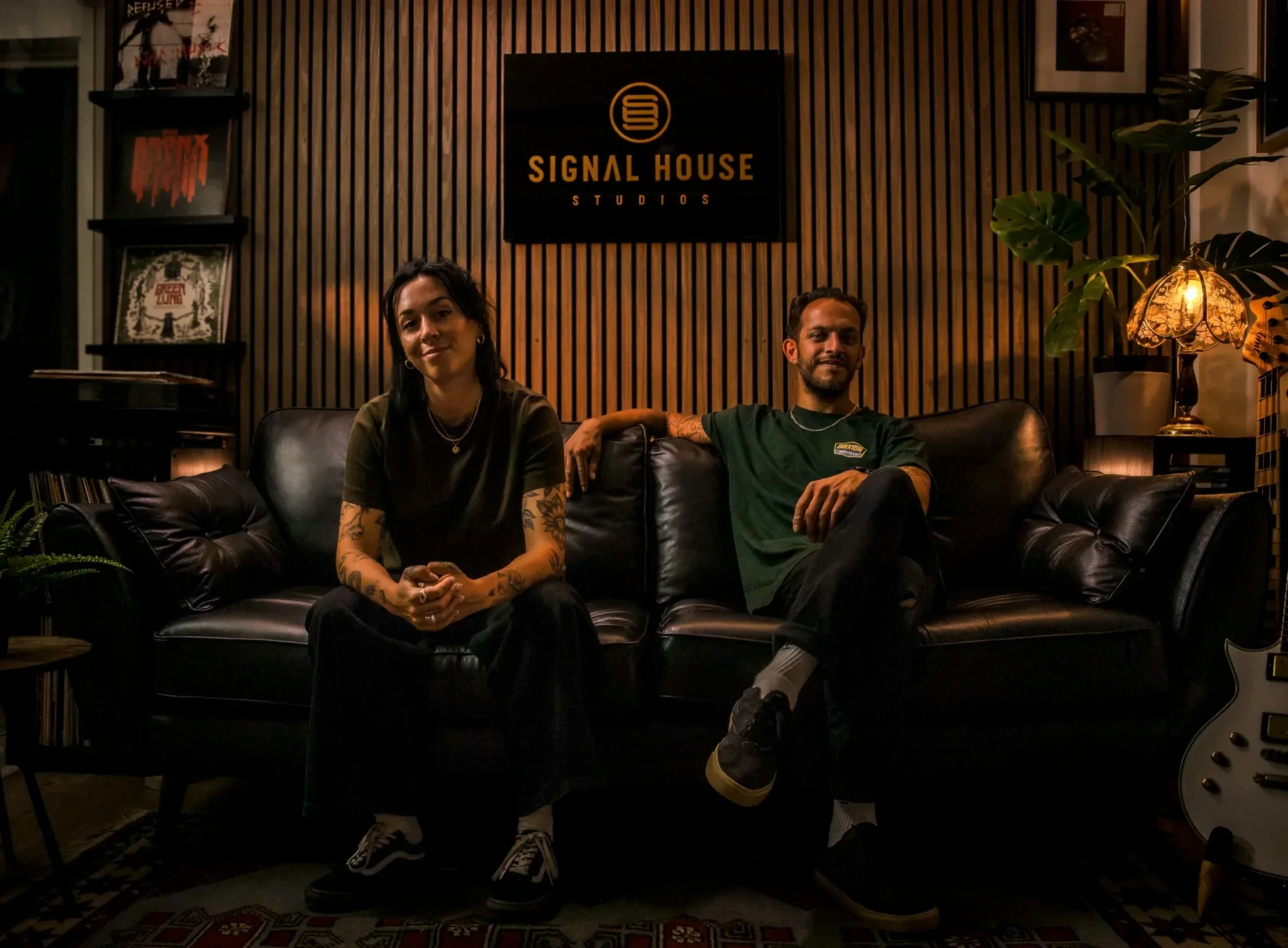 Annie and Tim, the couple behind Signal House Studios